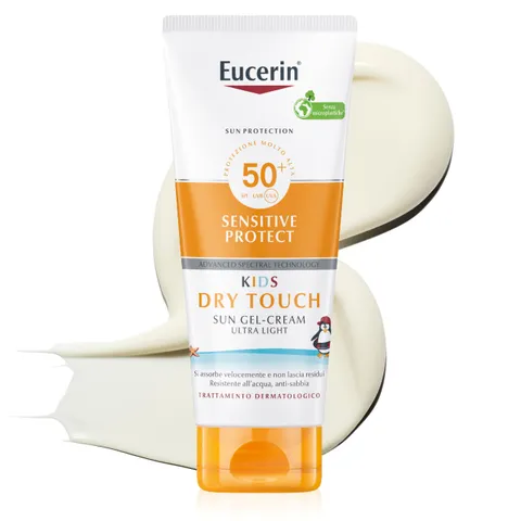 Eucerin Sensitive Protect Kids Gel-Crema Solare Dry Touch SPF 50+, 200 ml