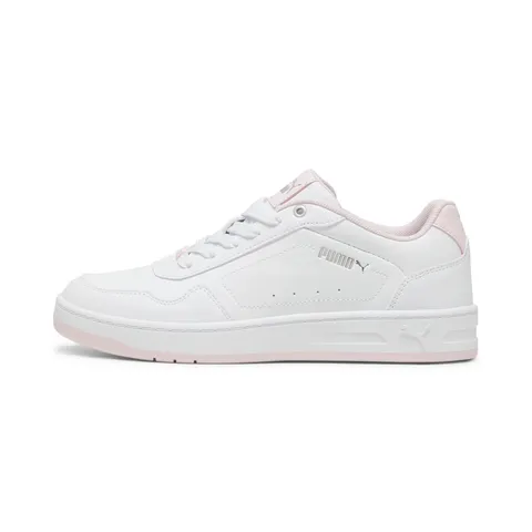 PUMA Court Classy, Scarpe da Ginnastica Donna, White-Whisp Of Pink-Silver, 40 EU
