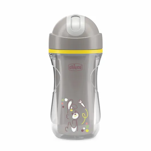 Chicco Sport Cup Bicchiere Antigoccia 266 ml (grigio)