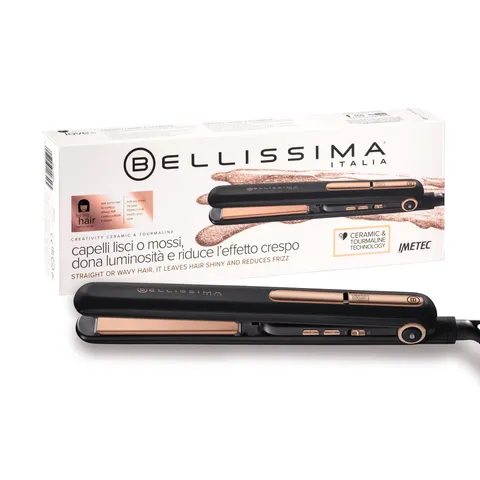 Bellissima Imetec Creativity - Piastra per capelli ceramica e tormalina