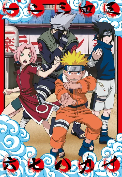 Ravensburger Puzzle 300 Naruto - Puzzle Adulti +14 anni, 27 x 39 cm, Puzzle per Adulti