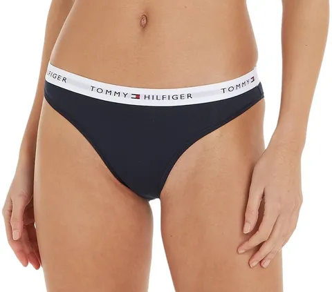 Tommy Hilfiger Slip Taglio Bikini Donna Intimo, Blu (Desert Sky), S