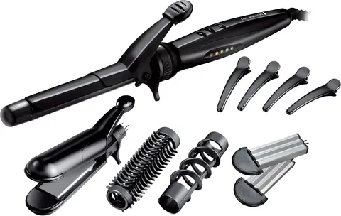 Remington Kit Multistyler - Piastre per styling reversibile, Ferro arricciacapelli da 19