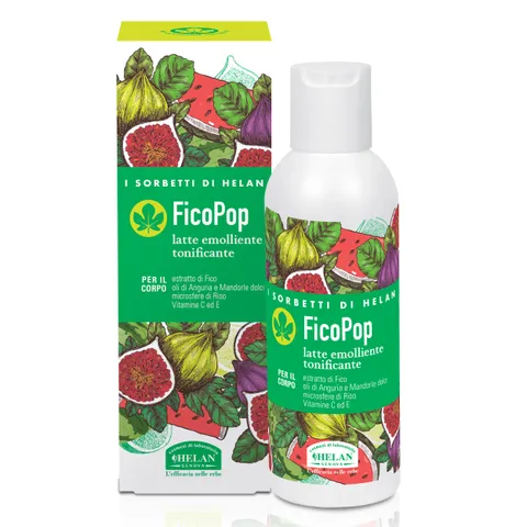 Helan I Sorbetti FicoPop - Crema Corpo Profumata Fluida con Vitamina C e E Antiossidante