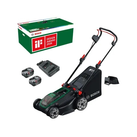 Bosch Rasaerba a batteria ROTAK18V2-43 (larghezza di taglio: 43 cm, altezza di taglio:
