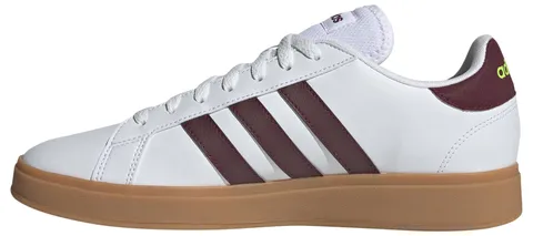 Adidas Uomo Grand Court Base 2.0 Shoes, Cloud White/Shadow Red, 36 2/3 EU