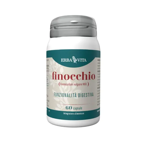 ERBA VITA Finocchio 60 capsule integratore alimentare alleato della funzionalità digestiva