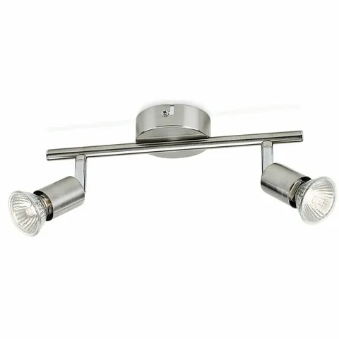 Philips Lighting Limbali, Lampada Faretti da Soffitto, 2 Punti Luce, Acciaio