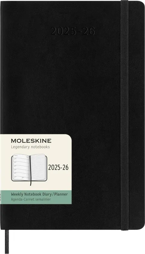 Moleskine Weekly Planner 2025-2026, Agenda Settimanale 18 Mesi Con Spazio per Note