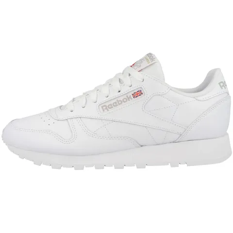 Reebok Classic Leather, Scarpe da Ginnastica Unisex - Adulto, Ftwwht/Ftwwht/PUGRY3, 36 EU