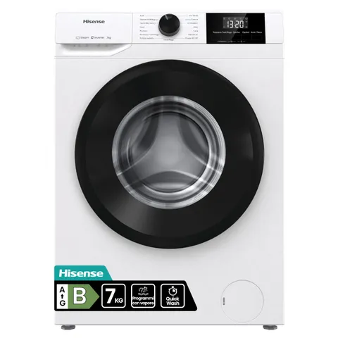Hisense WF1G7021BW - Lavatrice Slim a Carica Frontale 7 kg, Classe B, Vapore, Allergy
