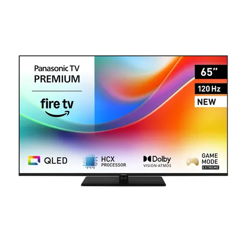 Panasonic Premium TV-65W85BEZ, Serie W85B, 65 Pollici, Smart TV QLED 4K Ultra HD, 2025