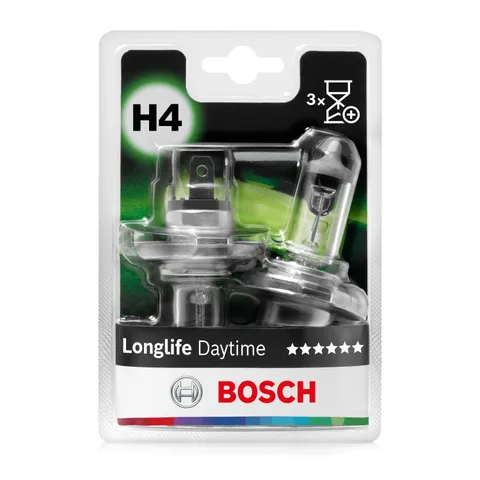 Bosch Lampadine Alogene Longlife Daytime H4 12V
