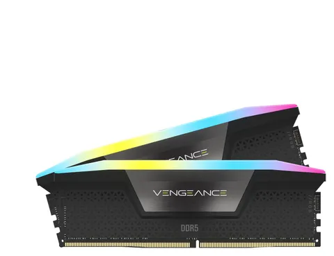 Corsair Vengeance RGB DDR5 RAM 32GB (2x16GB) Fino a 6000MHz CL38 Intel XMP iCUE Memoria