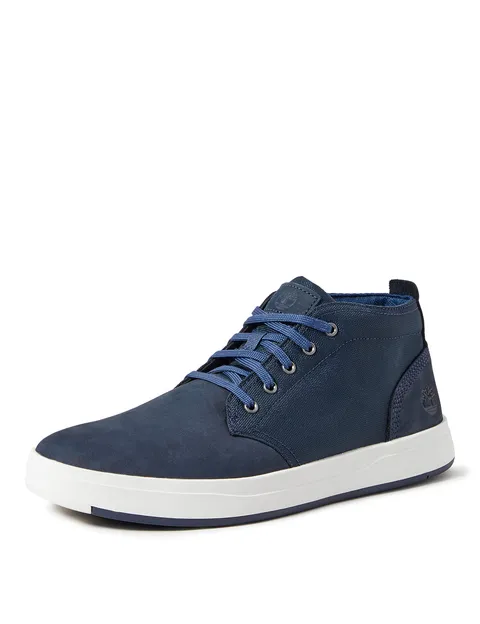 Timberland Davis Square Hiker, Stivali, Uomo, Navy Nubuck, 42 EU