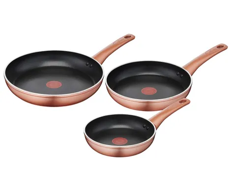 Lagostina Ramata Set Padelle Antiaderenti in Alluminio Ø 20/24/28 cm, Esterno Effetto
