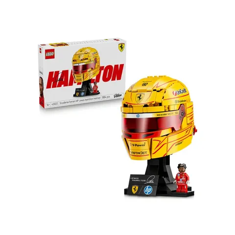LEGO Editions Scuderia Ferrari HP Lewis Hamilton Helmet - F1 Merchandise - Display Model
