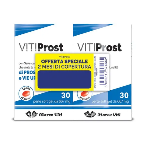 VitiProst - Integratore Prostata e Benessere Urinario, con Serenoa Repens e Vitamina D, 2