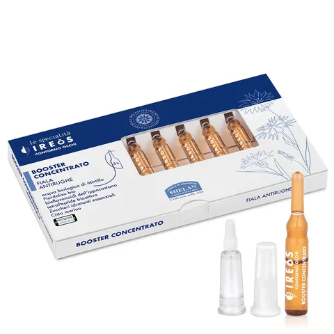 Helan, Ireos - Contorno Occhi Antirughe e Occhiaie, Skin Care Kit Viso con Fiale