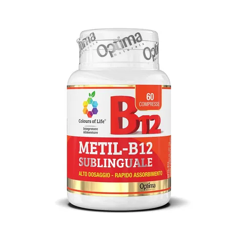 Metil-B12 Sublinguale - Vitamina B12 in forma di metilcobalamina, alto dosaggio, rapido