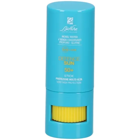 Bionike Defence Sun - Stick Solare SPF 50+ con Burro di Karitè, Uso Localizzato per la