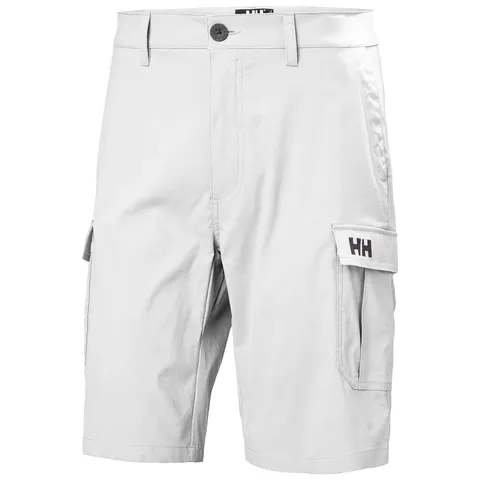 Helly Hansen HH Qd Cargo - Pantaloncini Cargo da Uomo, 28 cm, Grigio Nebbia, 29