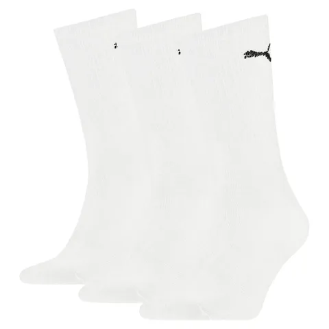 PUMA Crew, Calzini Unisex - Adulto, Bianco 731, 47-49 (Pacco da 3)
