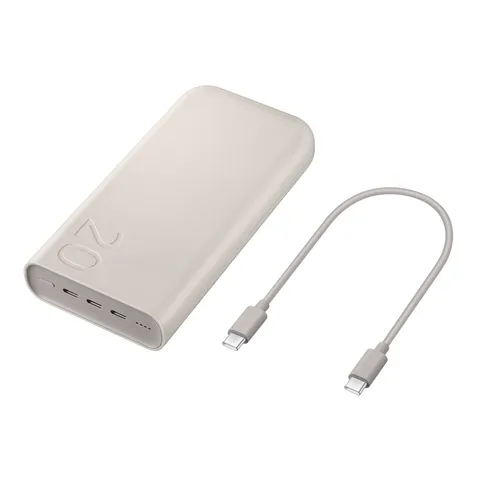 Samsung Caricabatterie Portatile 20.000 mAh Power Bank Super Fast Charging 45W, 3 porte