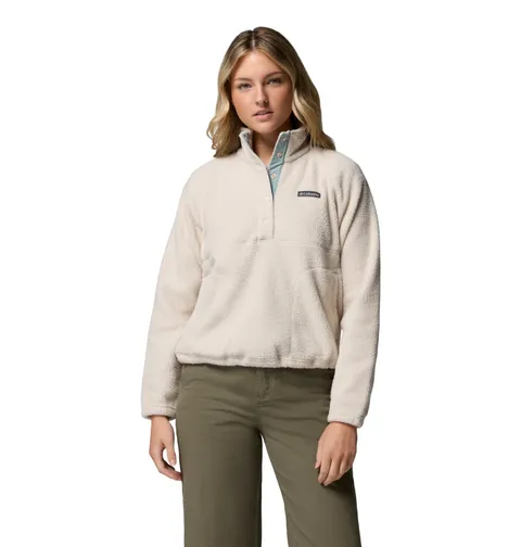 Columbia Jasper Ridge Pebbled Fleece Half Snap, Pile Pull Over, Dark Stone, XL