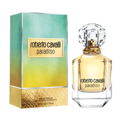 Roberto Cavalli Paradiso, Eau de Parfum, Profumo Floreale Legnoso, 75 ml