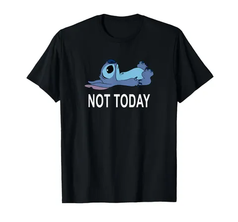Disney Lilo & Stitch Not Today Stitch Maglietta