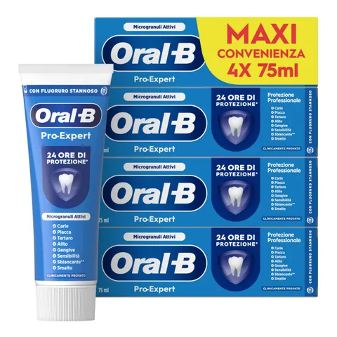 Oral-B Pro-Expert Protezione Professionale 4x75ml