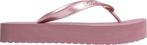 Calvin Klein Donna Infradito Flatform con Zeppa, Avorio (Dusty Rose), 39