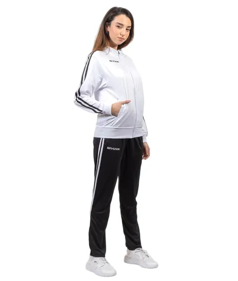 Givova TUTA Revolution Summer Bianco/NERO Tg. L