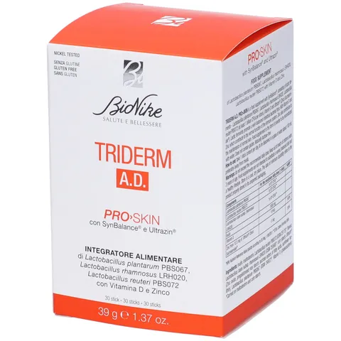 BioNike Triderm AD - Pro Skin, Integratore Alimentare per il Benessere della Pelle e