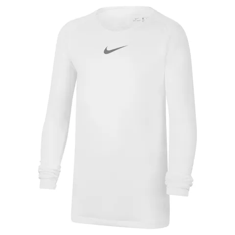 Nike Park First Layer Jersey LS, Maglia Unisex Kids, Bianca, XS