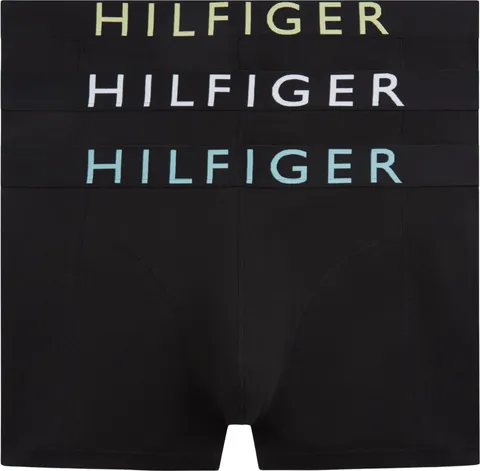Tommy Hilfiger UM0UM03886 Boxer da Uomo, 3P WB, Viola (Lmn Crd/Arc AQU/Blk), S