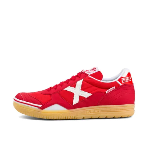 Munich Gresca Scarpe da Ginnastica Basse Unisex - adulto, Rosso, 43 EU