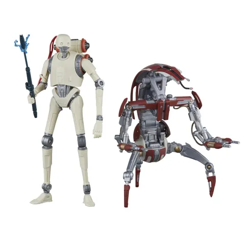 Star Wars Hasbro The Black Series, KX Security Droid Enforcer e Droideka, action figure