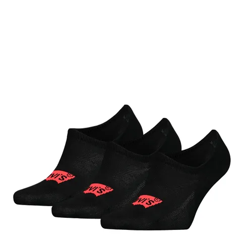 Levi's Footie, Calzini Unisex - Adulto, Sostenibile Nero, 35-38