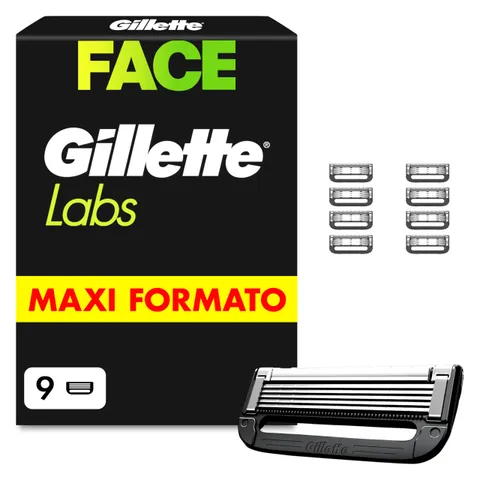 Gillette LABS XXL 9 Lamette Gillette LABS di Ricambio da 5 lame per Rasoio Barba Manuale