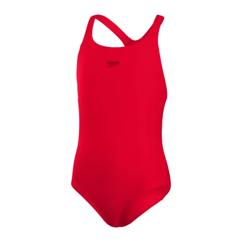 Speedo Girl's Eco Endurance+ Medalist Swimsuit | Chlorine Resistance | Recycled Fabric