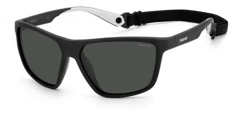 Polarois Sport Pld 7040/s 08A/M9 Black GREY Sunglasses Men's Nylon, Standard, 59