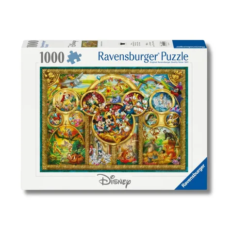 Ravensburger - Puzzle 1000 Pezzi Disney Le Più Belle Storie Disney | Puzzle Disney Per