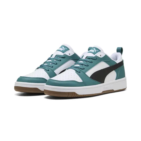 PUMA Rebound V6 Low, Sneaker Unisex - Adulto, Emerald Ice Black White, 41 EU