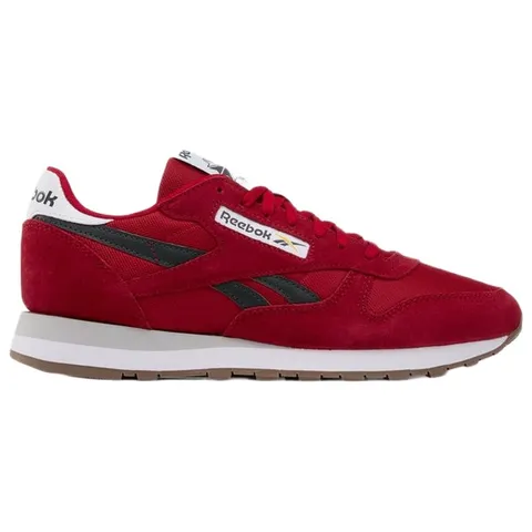 Reebok Unisex Classic Leather Sneaker, Flash Red/Grey 6/Ftwr White, 39 EU