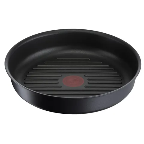 Lagostina Ingenio Speciali Grill 26 cm, Grill Antiaderente in Alluminio Pressofuso con