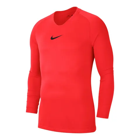 Nike, Park, Maglia Manica Lunga, Cremisi Brillante/Nero