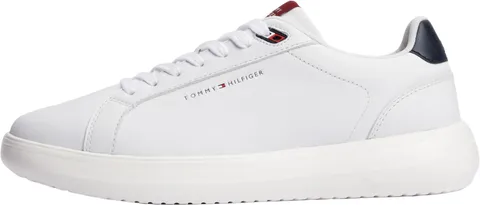 Tommy Hilfiger Sneaker da Uomo in Pelle Grossa Leggera Fm0fm06000Low Top, Blu RWB, 43 EU