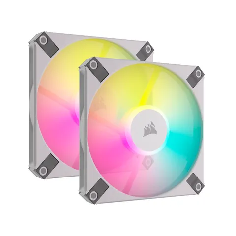 Corsair AF120 RGB SLIM Ventole 120mm Kit Bianco
